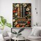 Book Stamped Cross Stitch Kits - Flower Counted Cross Stitch Kits for Beginners Adults Magical Book Needlepoint Cross